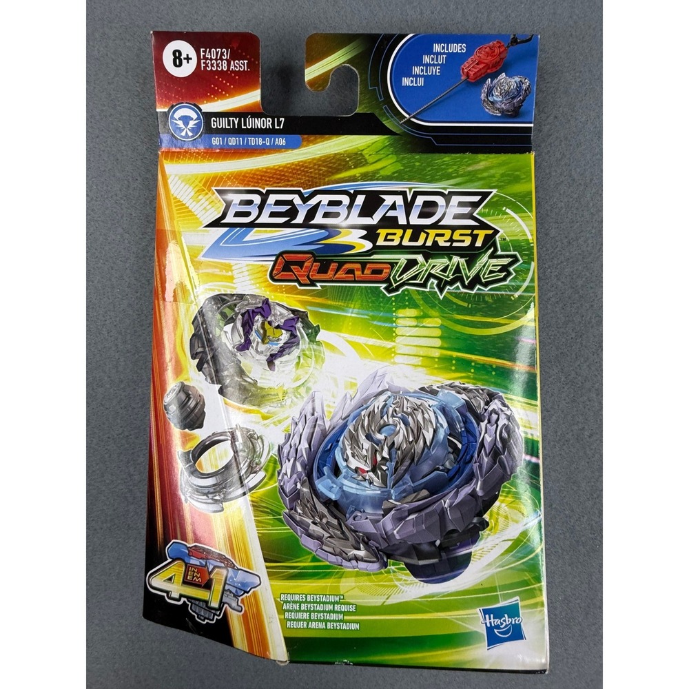 Hasbro Beyblade Burst QuadDrive Unisex OS Blue Guilty Luinor L7 F4073